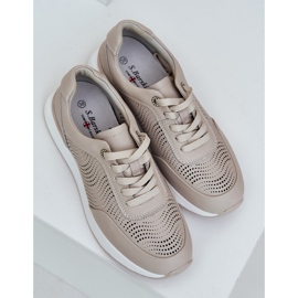 S.Barski Chaussures de sport en cuir baskets S. Barski LR51-551 Beige S. Barski LR51-551 2