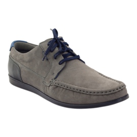 Badura 3175 chaussures de sport grises bleu marine bleu 1