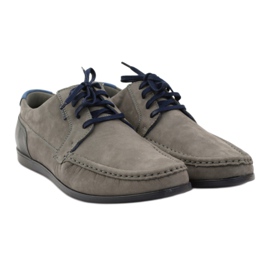 Badura 3175 chaussures de sport grises bleu marine bleu 4