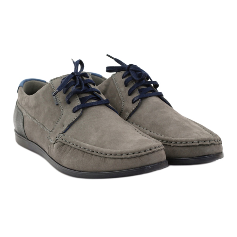 Badura 3175 chaussures de sport grises bleu marine bleu 4