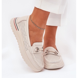 Openwork Vinceza 95331 Ballerines naturelles beige 2