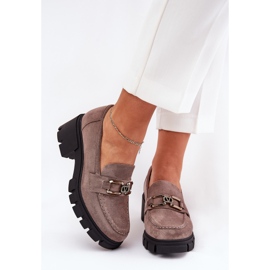 Vinceza Eco Suede pour femmes chaussures avec décoration Vincez 39921 beige noire 2 Vinceza Eco Suede pour femmes chaussures avec décoration Vincez 39921 beige noire 2