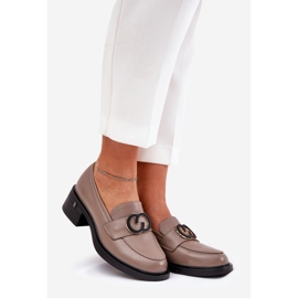Vinceza 18102 Mandards en cuir beige 1