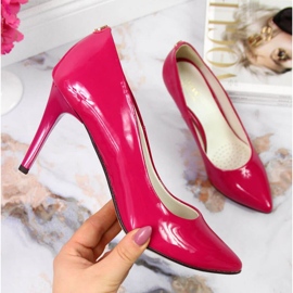 BM Escarpins à talon aiguille laqué Juma W CIT2565I fuchsia rose 13