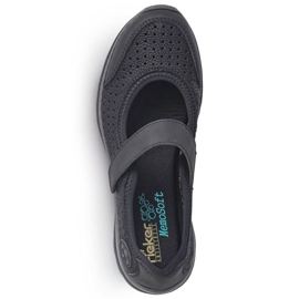 Chaussures ajourées confortables Rieker W RKR575 noir le noir 17