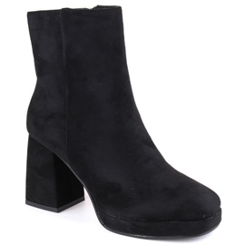 Bottines en daim Jezzi W JEZ411A, noir le noir 10