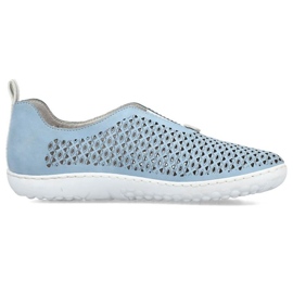 Chaussures ajourées confortables Rieker W RKR653 bleu 27