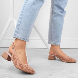 Sandales en daim Jezzi W JEZ403C rose 10