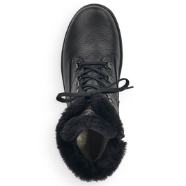 Rieker Bottes isolées en cuir Remonte W RKR629B noir le noir 22
