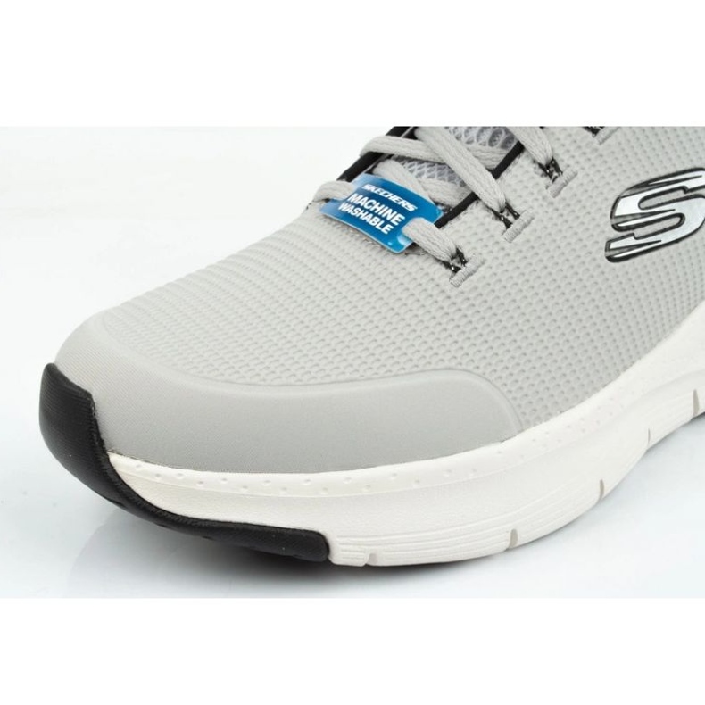 Chaussures de sport masculin Skechers Arch Fit 232200-LGBK Gray gris 4 Chaussures de sport masculin Skechers Arch Fit 232200-LGBK Gray gris 4