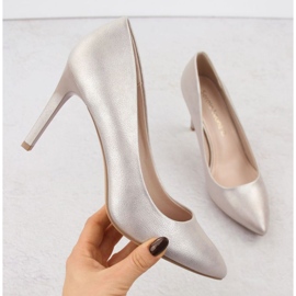 Escarpins Sergio Leone 1339 en daim beige 8