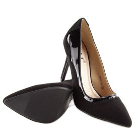 Talons hauts pour femmes noirs 1522-133 Noir le noir 2
