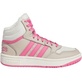 Chaussures Adidas Hoops Mid 3.0 K IF7739 beige 4