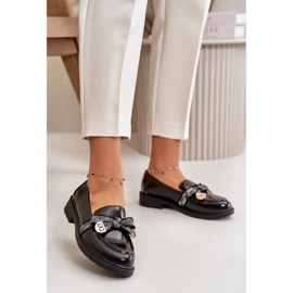 S.Barski Locons pour femmes peintes avec des arcs S. Barski HY42-331A noir le noir 2