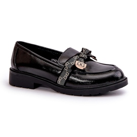 S.Barski Locons pour femmes peintes avec des arcs S. Barski HY42-331A noir le noir 3