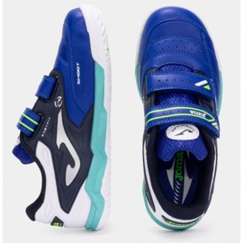 Joma Cancha 2504 dans CAJS2504inv Chaussures de football bleu 1