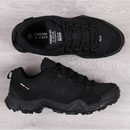 Chaussures de sport trekking homme American Club noires 1