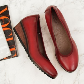 Escarpins compensés Vinceza rouges 2 Escarpins compensés Vinceza rouges 2