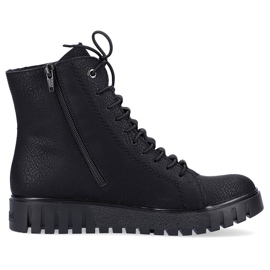 Bottes pour femmes isolées Rieker Y3420-00 noires 1