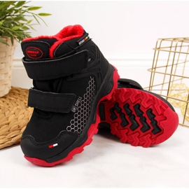 Bottes de neige imperméables noires à fermeture scratch pour garçon American Club le noir 2 Bottes de neige imperméables noires à fermeture scratch pour garçon American Club le noir 2