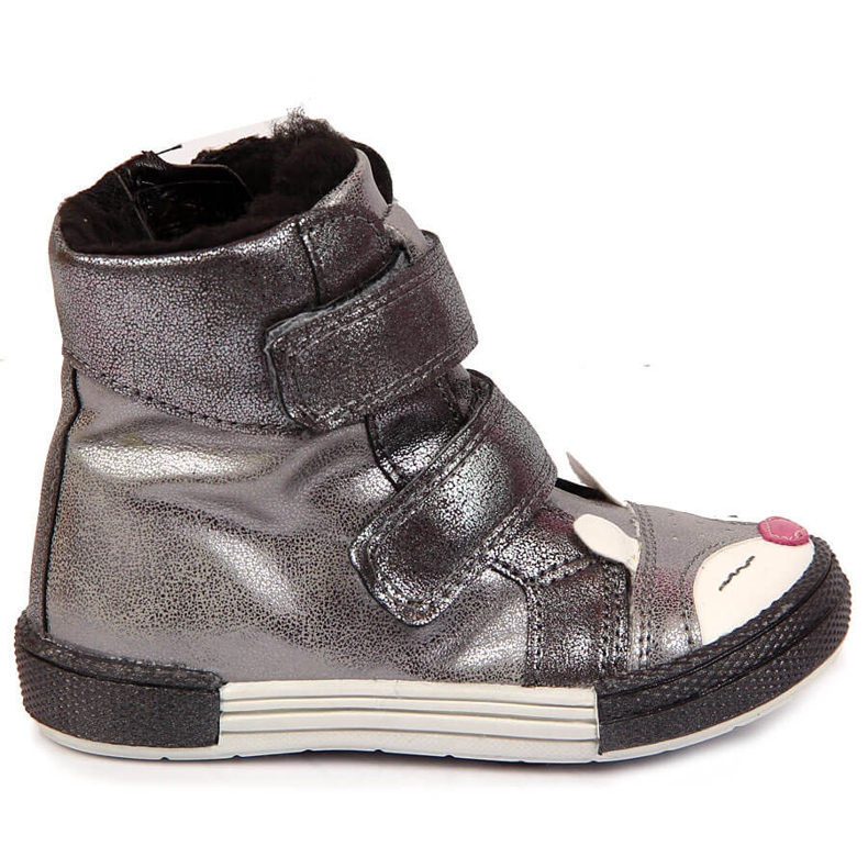 Chaussures filles, velcro, renard argenté, Kornecki 6583 1 Chaussures filles, velcro, renard argenté, Kornecki 6583 1