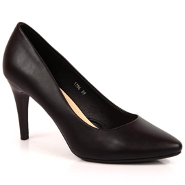 Escarpins à talons Sergio Leone noirs le noir 1
