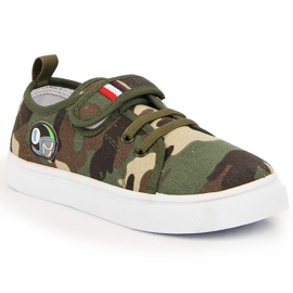 Baskets enfant Atletico fermeture scratch fermeture scratch vert 6
