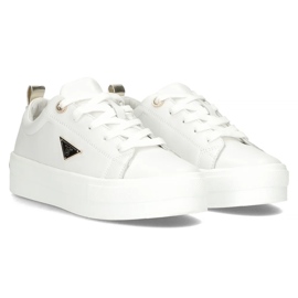 Sneakers en cuir Filippo DP3533 / 25 Wh blanc blanche 1