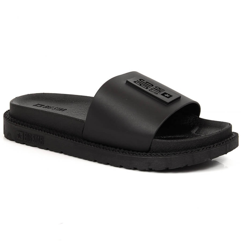 Chaussons compensés noirs pour femmes Big Star LL274429 le noir 2