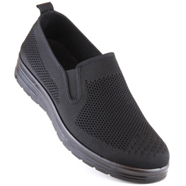 News 1022 chaussures à enfiler noires pour hommes 1
