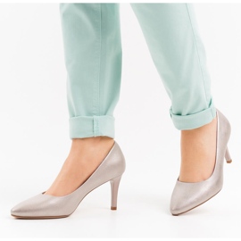 Escarpins femme Sergio Leone 1336 dorés d'or 1 Escarpins femme Sergio Leone 1336 dorés d'or 1