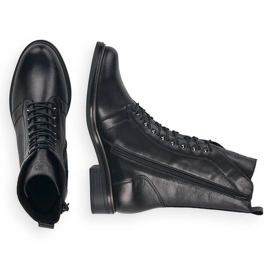 Bottes en cuir confortables et isolées pour femme, noir Remonte D8380-01 le noir 5