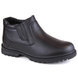 Atletico Bottes pour hommes, bottes Chelsea isolées, noires Style homme WS-006 2