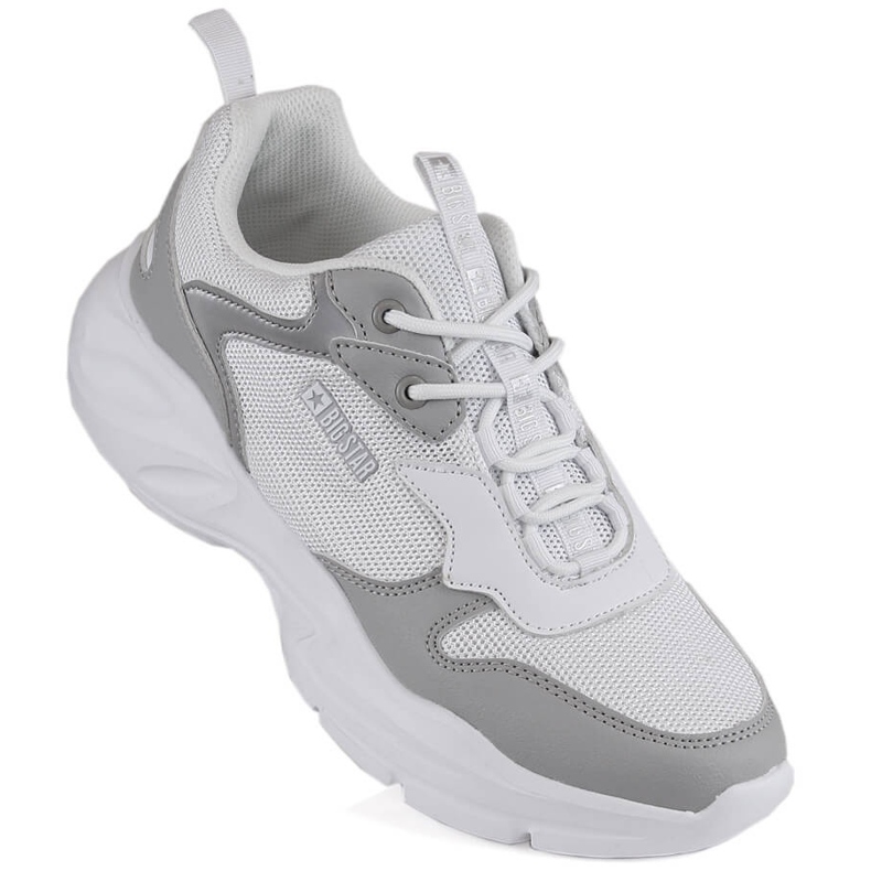 Chaussures de sport femme, baskets blanches Big Star LL274375 1 Chaussures de sport femme, baskets blanches Big Star LL274375 1