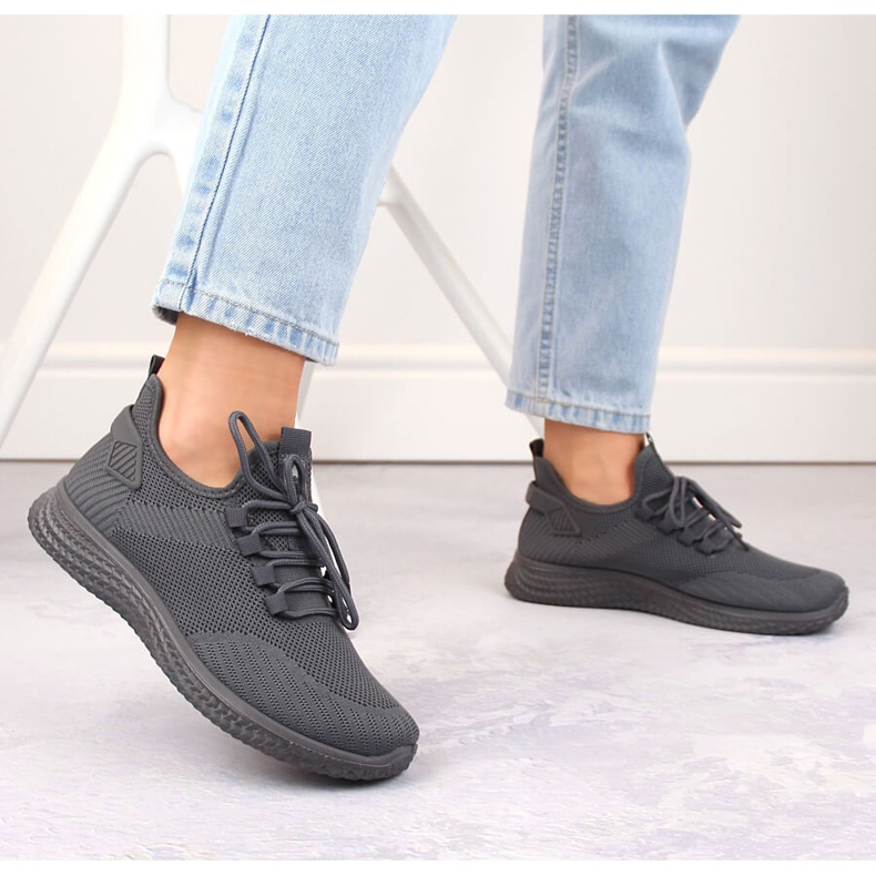 Chaussures de sport en maille gris clair News 3634 2