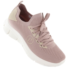 Chaussures de sport roses pour femmes Potocki BK01303 1