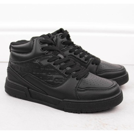 Chaussures de sport hautes noires Big Star OO274A534 2