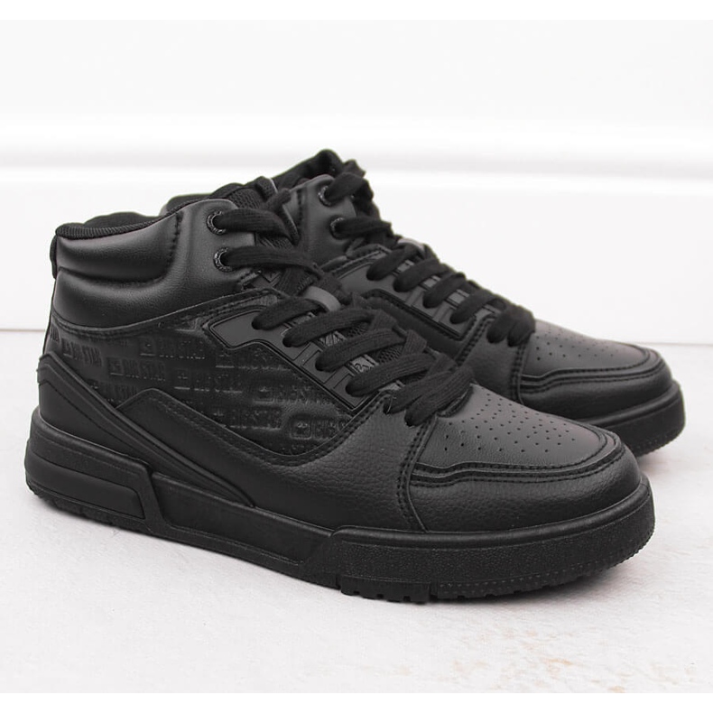 Chaussures de sport hautes noires Big Star OO274A534 2
