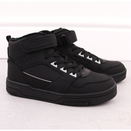 Chaussures de sport isolées noires pour enfants Big Star OO374122 2