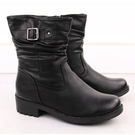 Bottines confortables isolées noires Unisoft pour femmes le noir 2
