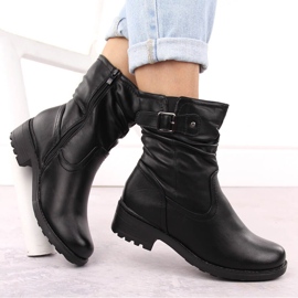 Bottines confortables isolées noires Unisoft pour femmes le noir 4