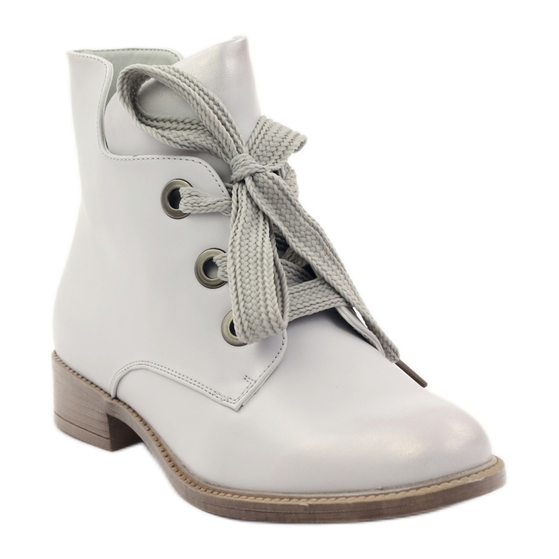 Bottes Sergio Leone 300 argent métallisé gris 1