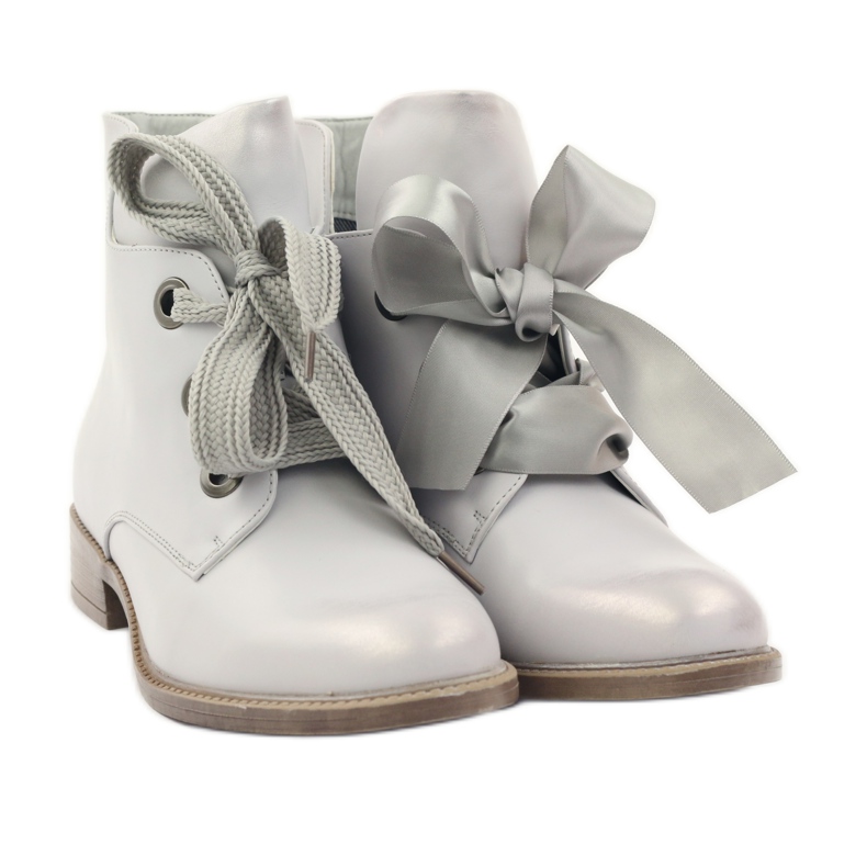 Bottes Sergio Leone 300 argent métallisé gris 4