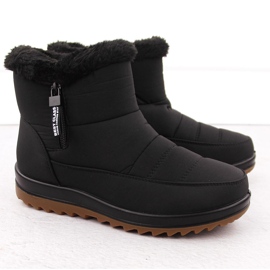 Bottes de neige femme avec fourrure, noir Potocki 66302 le noir 2 Bottes de neige femme avec fourrure, noir Potocki 66302 le noir 2