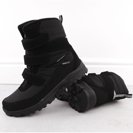 Bottes de neige imperméables oversize pour homme, noires American Club SN45 2