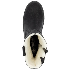 Bottes isolées pour femmes sur la plateforme noire Rieker 74283-00 le noir 1 Bottes isolées pour femmes sur la plateforme noire Rieker 74283-00 le noir 1