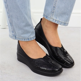 Chaussures pour femmes Slip-On OpenWork Black Jezzi RMR1840-13 le noir 6