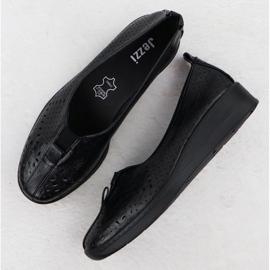Chaussures pour femmes Slip-On OpenWork Black Jezzi RMR1840-13 le noir 3