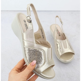 Sandales féminines pour confortable unisoft 8876 beige confortable 1