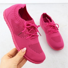 Chaussures de sport pour femmes Openwork Fuchsja News 1020 rose 1